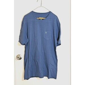 Mens XXL Birddogs Pocket T-shirt Crewneck Short Sleeve Blue
